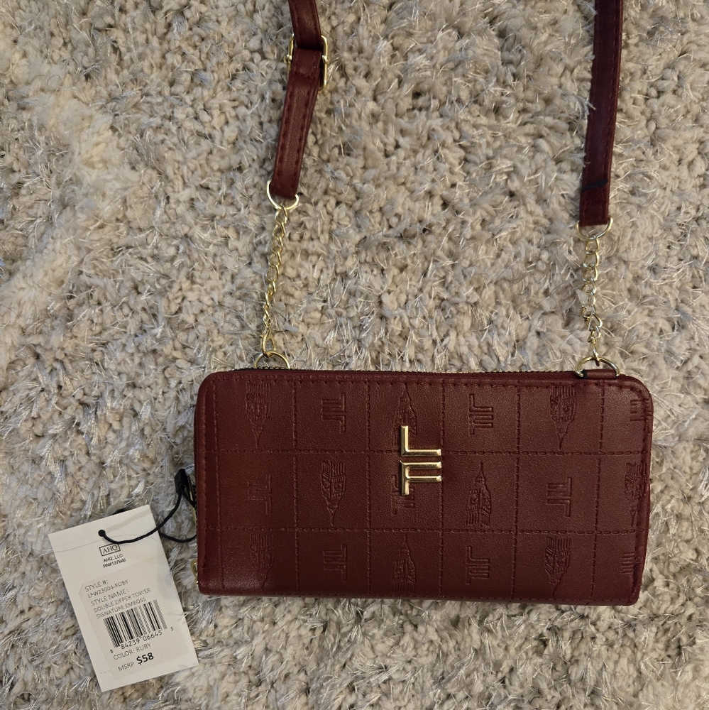 London Fog cross body wallet NWT